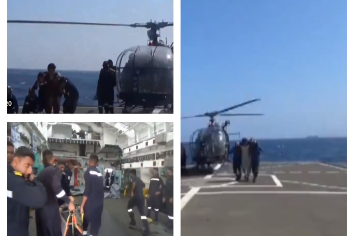 ВМС Индии эвакуировали экипаж судна в Красном море