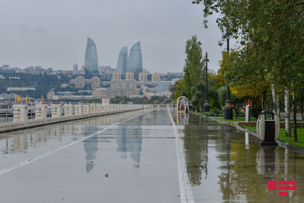 В субботу в Баку пасмурно и дождливо - ПРОГНОЗ ПОГОДЫ 