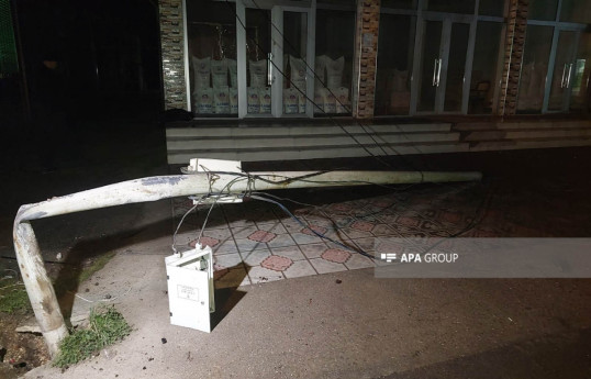 В Астаре «ВАЗ 2107» врезался в столб, погиб водитель -ФОТО 