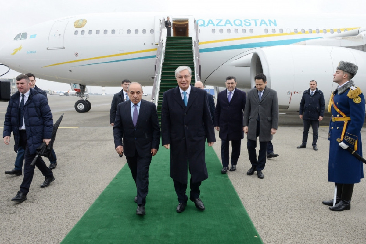 Президент Казахстана прибыл с госвизитом в Азербайджан