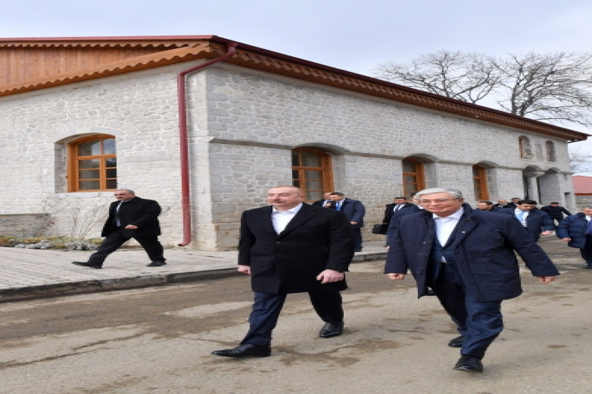 Президенты Азербайджана и Казахстана посетили Шушу-ФОТО 