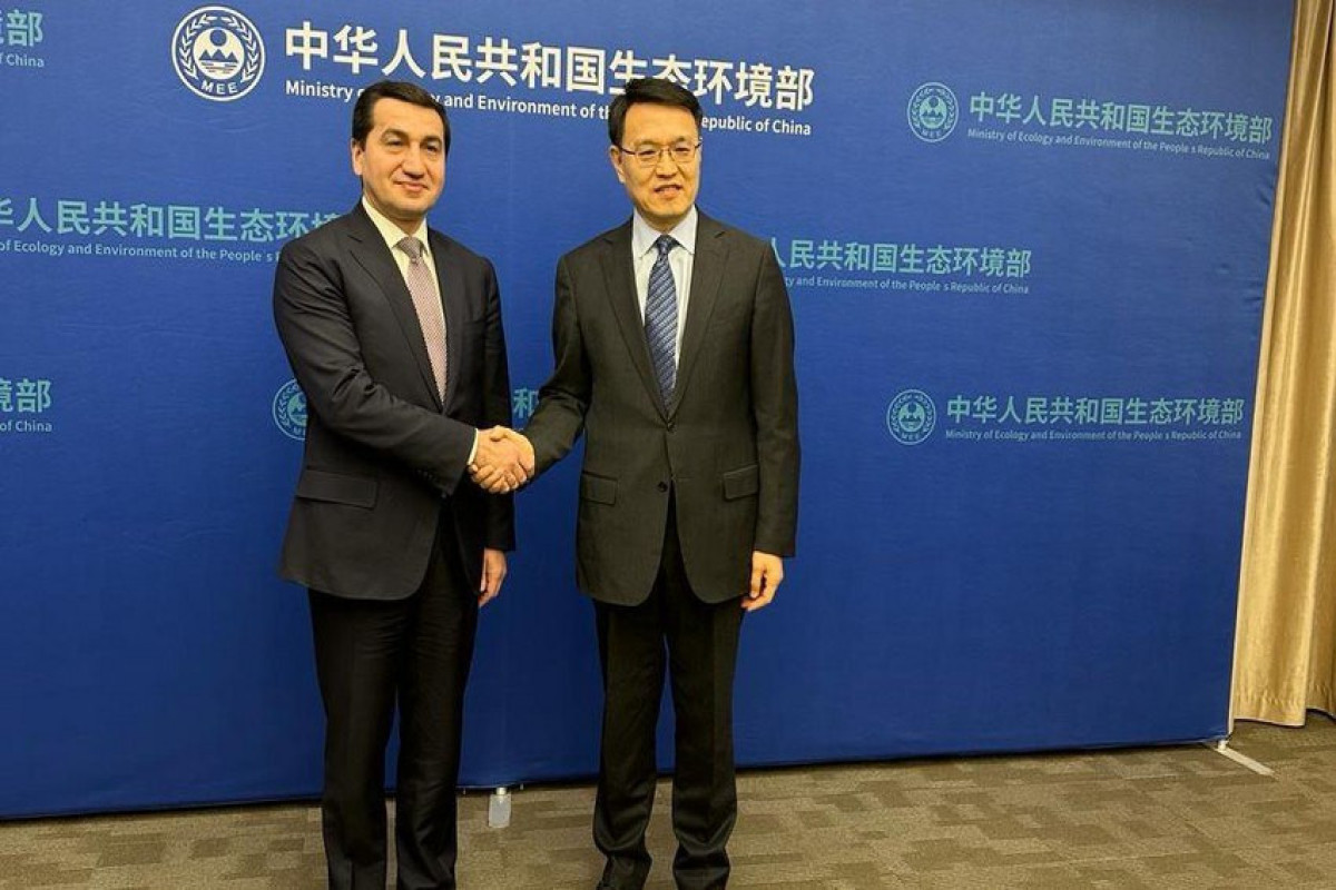 Хикмет Гаджиев встретился с китайским министром