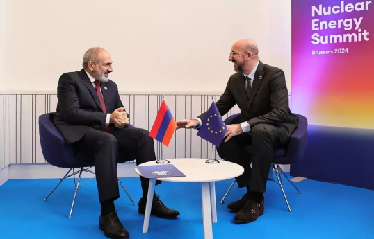 Пашинян и Шарль Мишель обсудили в Брюсселе нормализацию отношений между Азербайджаном и Арменией