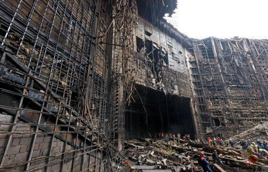 МЧС показало концертный зал «Крокус Сити Холл» после разбора завалов-ВИДЕО 