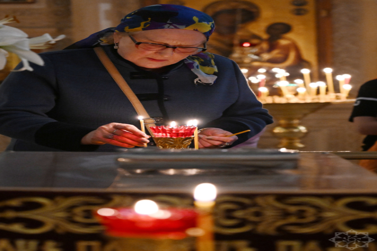 Православные Азербайджана отмечают Пасху -ФОТО 