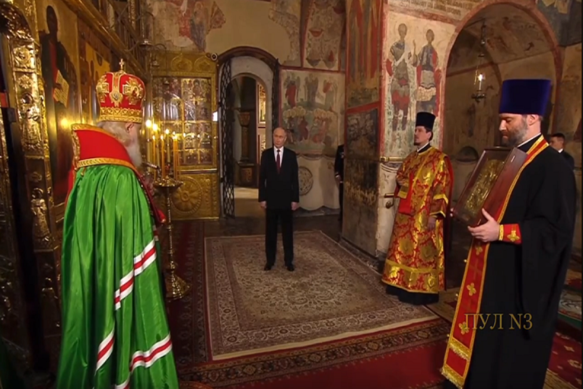 Патриарх Кирилл пожелал Путину "править до конца века"