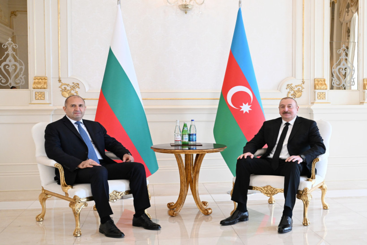 Румен Радев и Ильхам Алиев выступили с заявлениями для прессы    - ВЫРЕЗКИ  