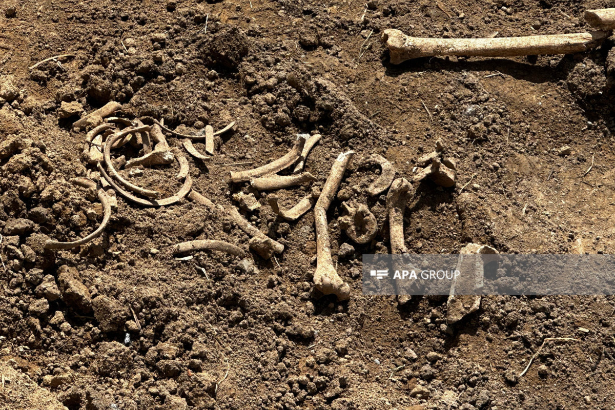 В Ходжалы обнаружены фрагменты человеческих костей