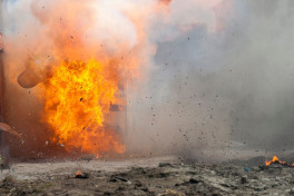 Беспилотники атаковали нефтебазу в Краснодарском крае РФ