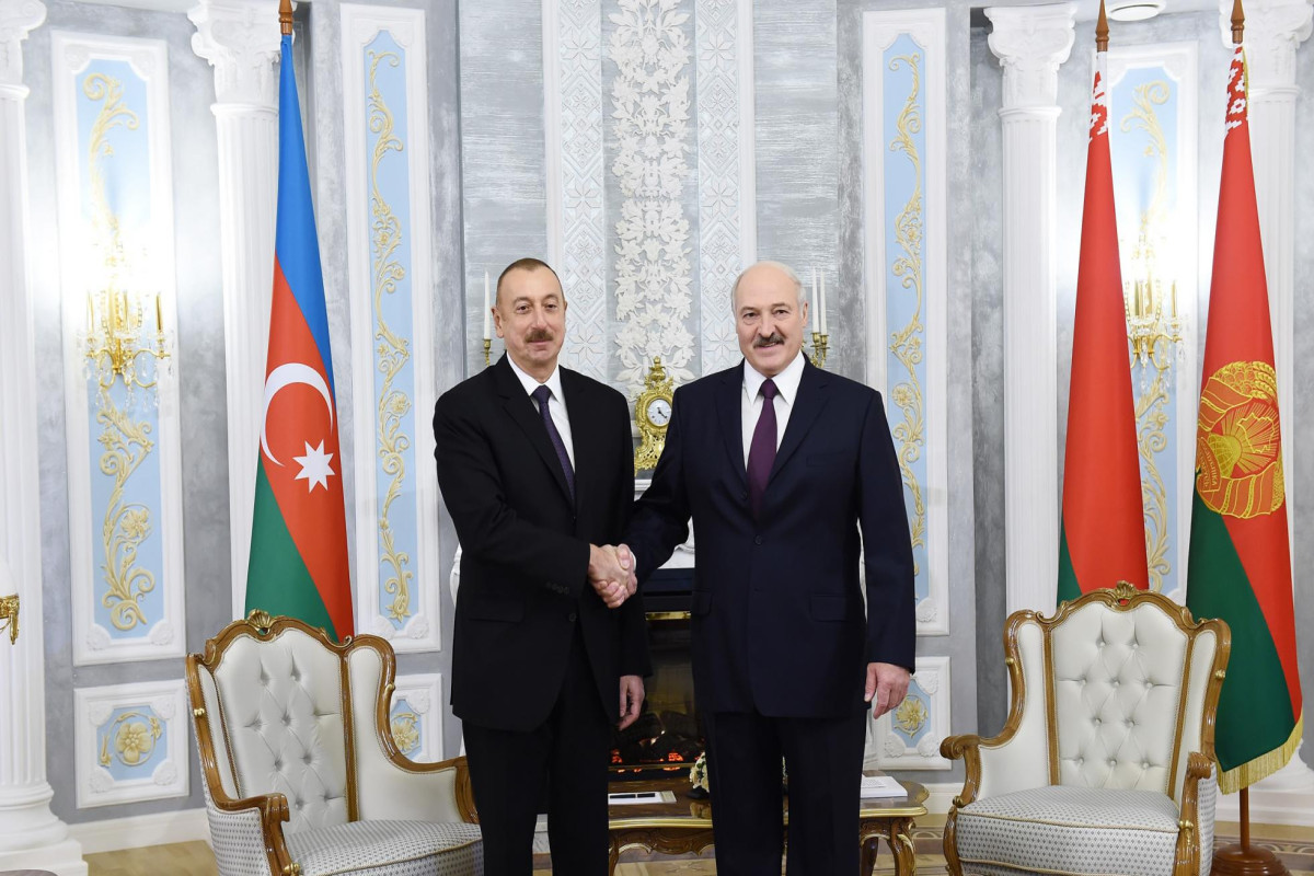 Ильхам Алиев и Александр Лукашенко проводят встречу