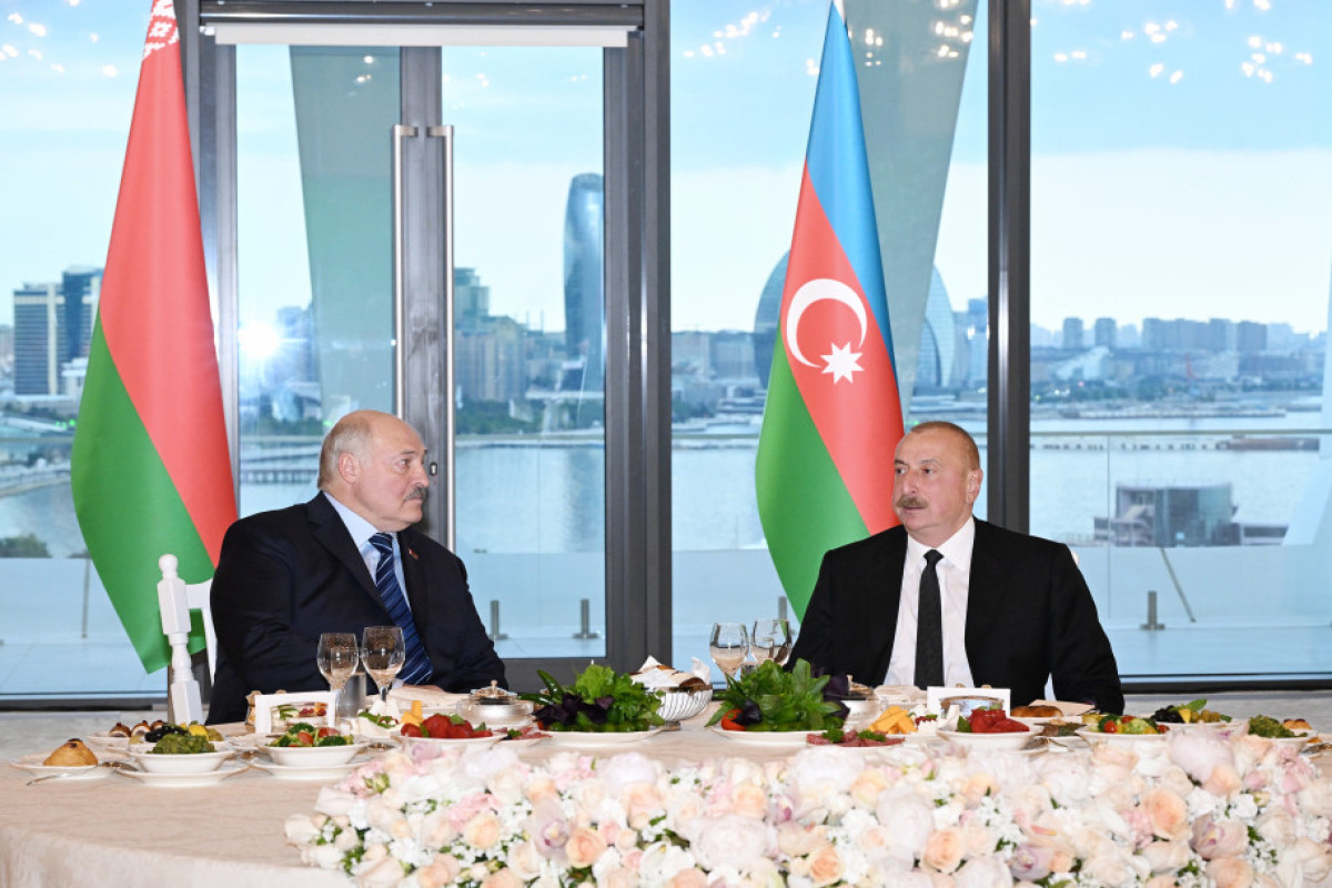 В Баку организован государственный прием в честь Президента Беларуси-ФОТО 
