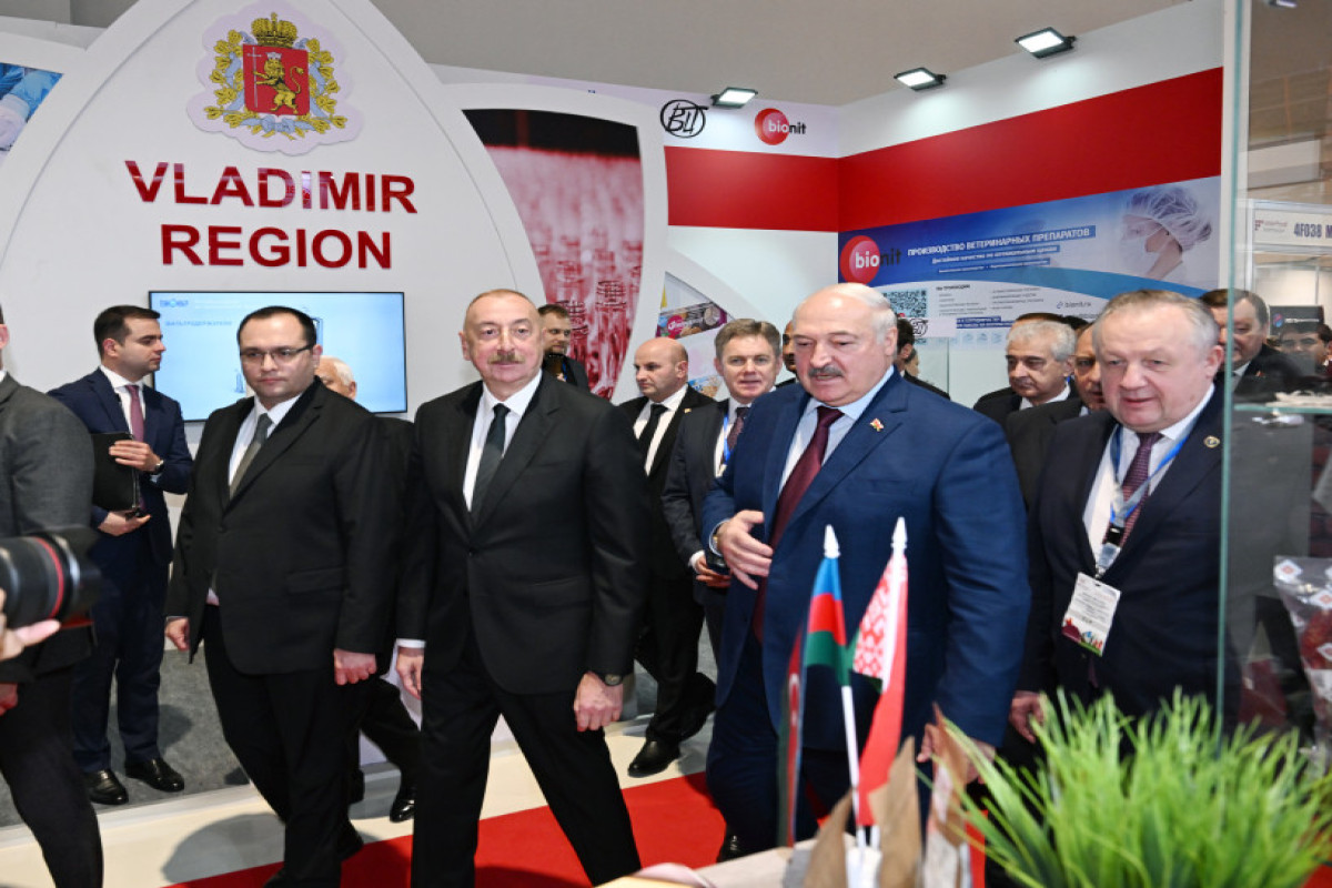 Алиев и Лукашенко посетили выставки Caspian Agro и InterFood Azerbaijan-ФОТО -ОБНОВЛЕНО 