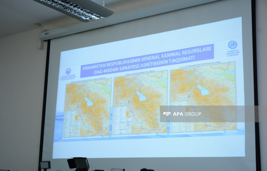 В Азербайджане разоблачают горнодобывающую деятельность Армении
-ФОТО 