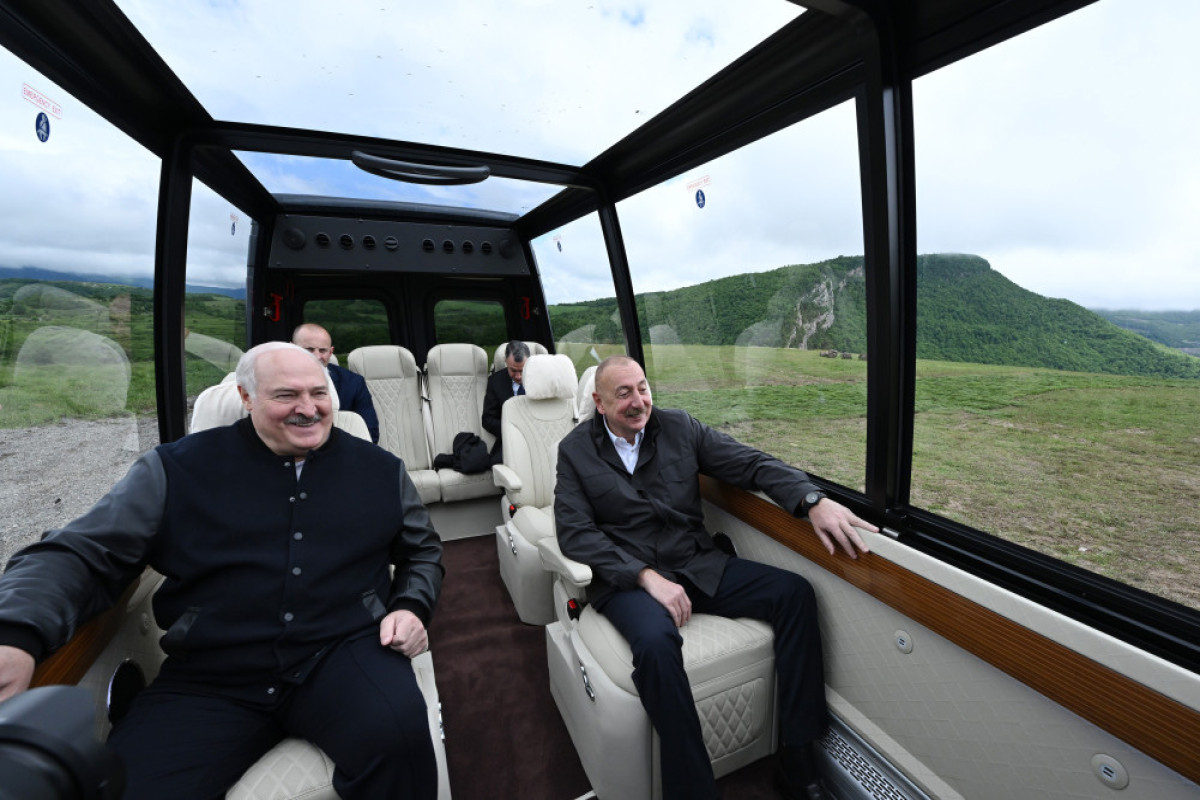 Алиев и Лукашенко находятся в Шуше-ФОТО 