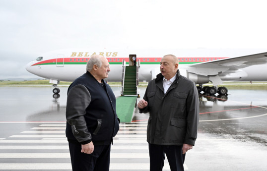 Алиев и Лукашенко провели совместный обед в Шуше
