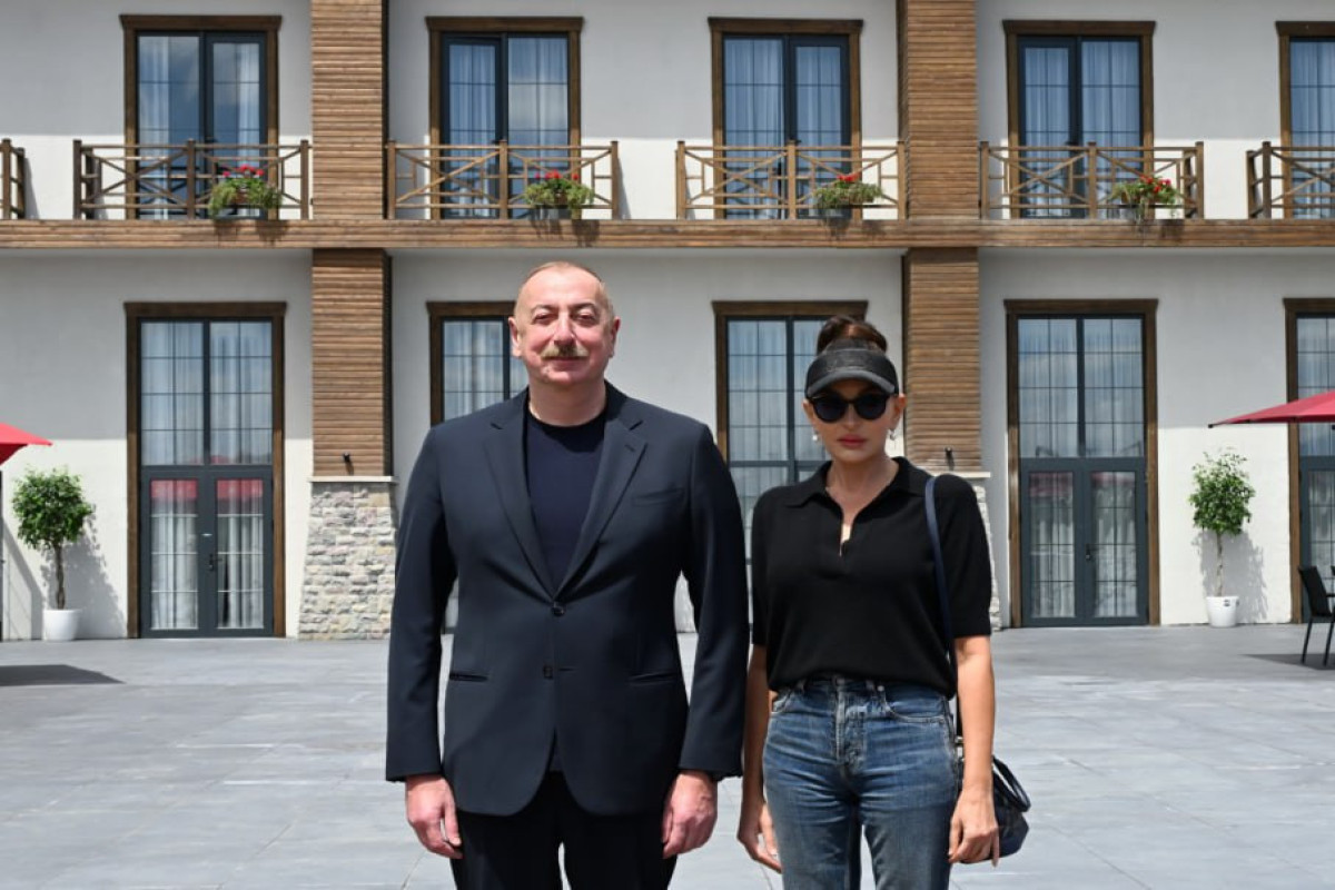 Ильхам Алиев и Мехрибан Алиева находятся в Зангиланском районе-ОБНОВЛЕНО -ФОТО 