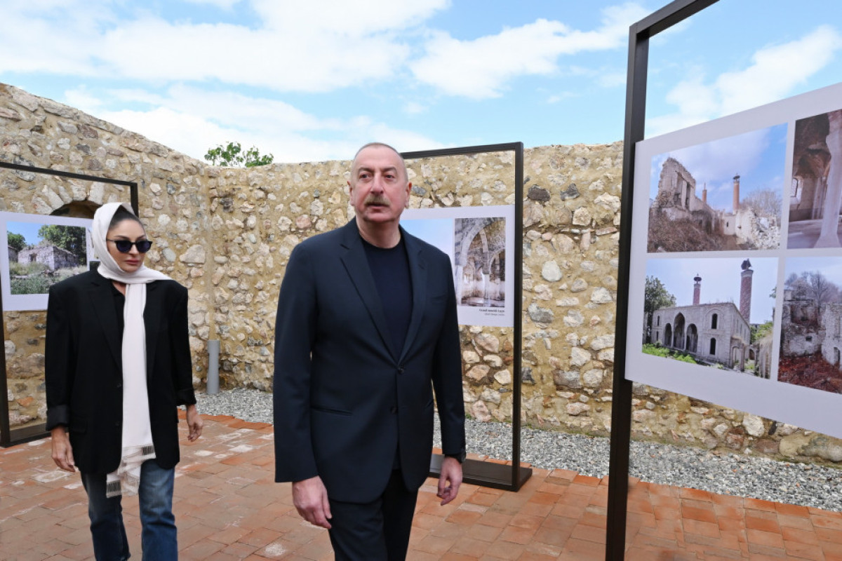 Ильхам Алиев и Мехрибан Алиева приняли участие в открытии Зангиланской мечети-ФОТО -ОБНОВЛЕНО 