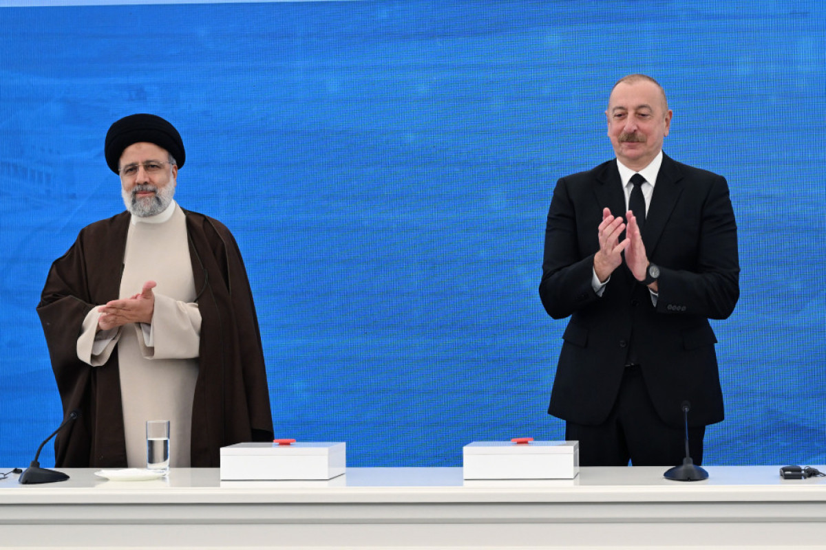 С участием президентов Азербайджана и Ирана прошла церемония сдачи в эксплуатацию гидроузла «Худаферин» и открытия гидроузла «Гыз Галасы» -ФОТО -ОБНОВЛЕНО 
