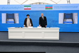 С участием президентов Азербайджана и Ирана проходит церемония сдачи в эксплуатацию гидроузла «Худаферин» и открытия гидроузла «Гыз Галасы»