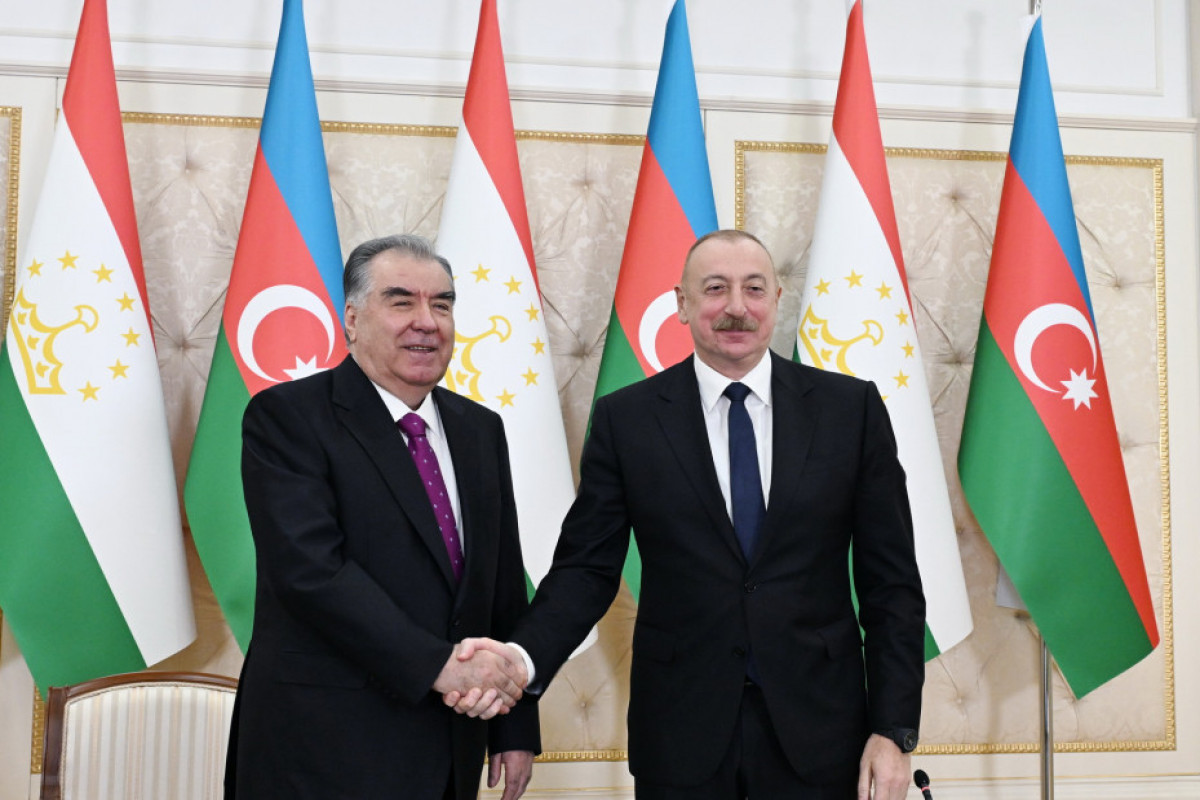 Президенты Азербайджана и Таджикистана выступили с заявлениями для прессы - ВЫДЕРЖКИ 