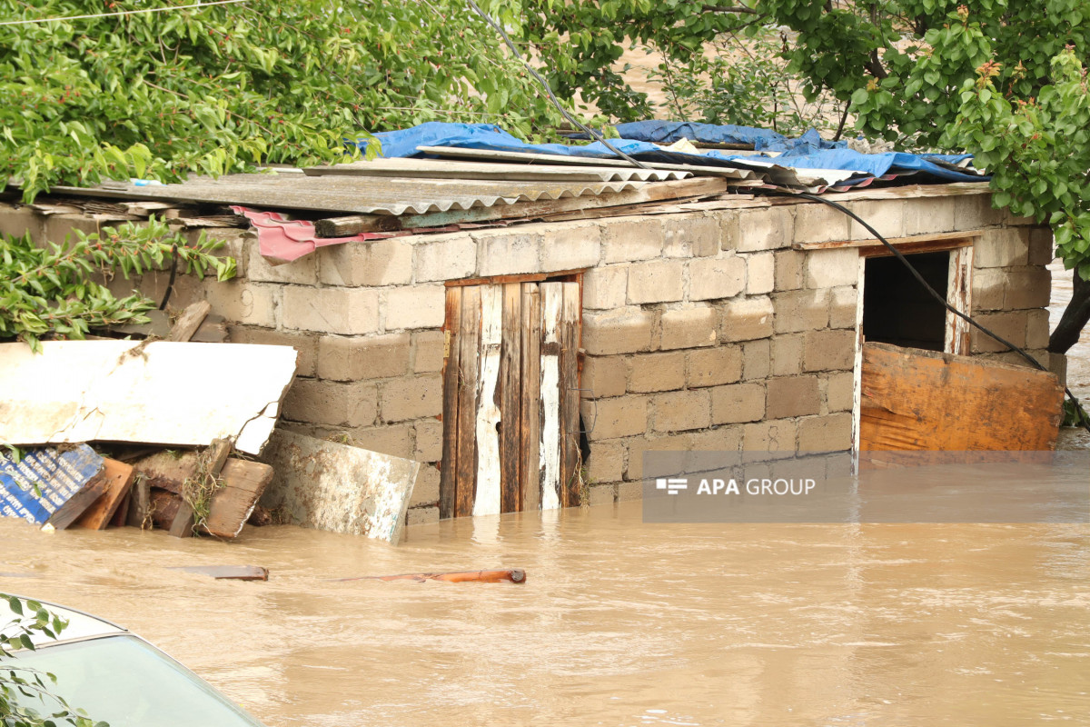 Из-за наводнения в Грузии прервана связь с 15 селами, в которых компактно проживают азербайджанцы-ФОТО -ВИДЕО -ОБНОВЛЕНО 