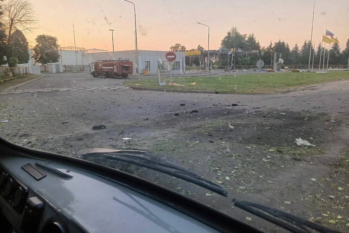 Украинские беспилотники атаковали АЗС в Орловской области России -ФОТО 