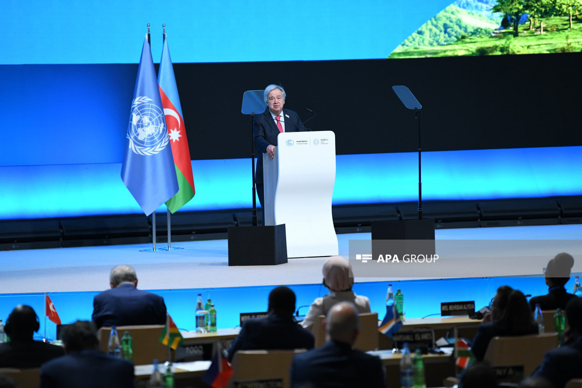 Богатые создают проблемы во всем мире - РЕЧЬ ГЕНСЕКА ООН НА COP29 