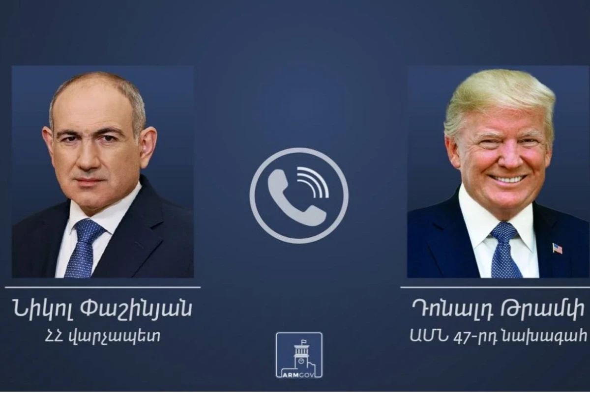 Никол Пашинян, Дональд Трамп