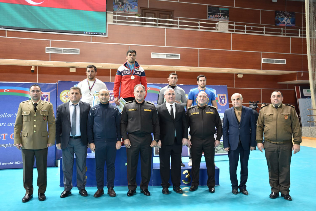 В МЧС Азербайджана завершился чемпионат по вольной борьбе -ФОТО 