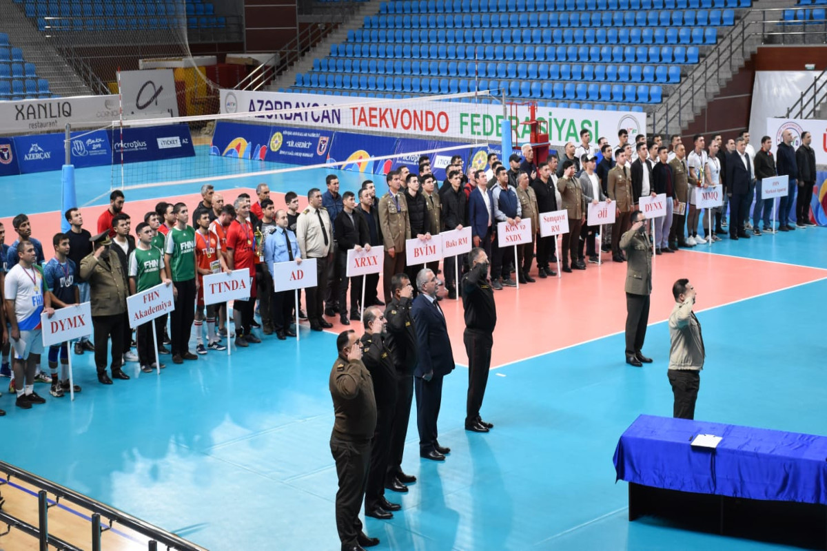 МЧС Азербайджана провело волейбольный чемпионат среди своих подразделений-ФОТО 