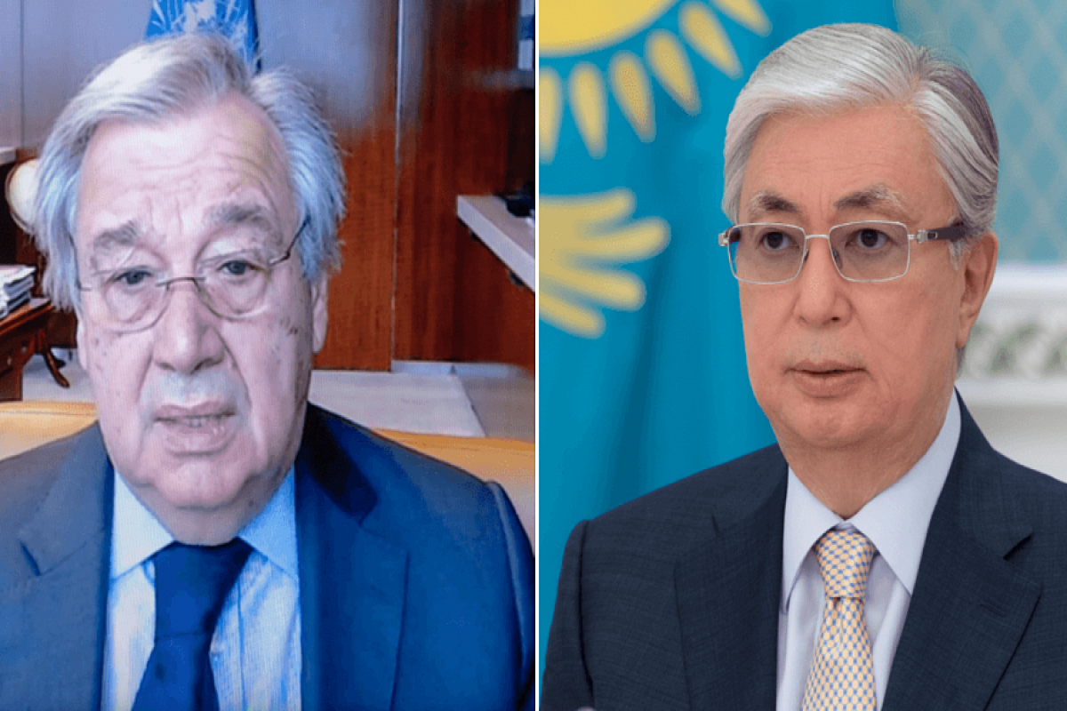 Генсек ООН и Токаев проведут переговоры в Алматы