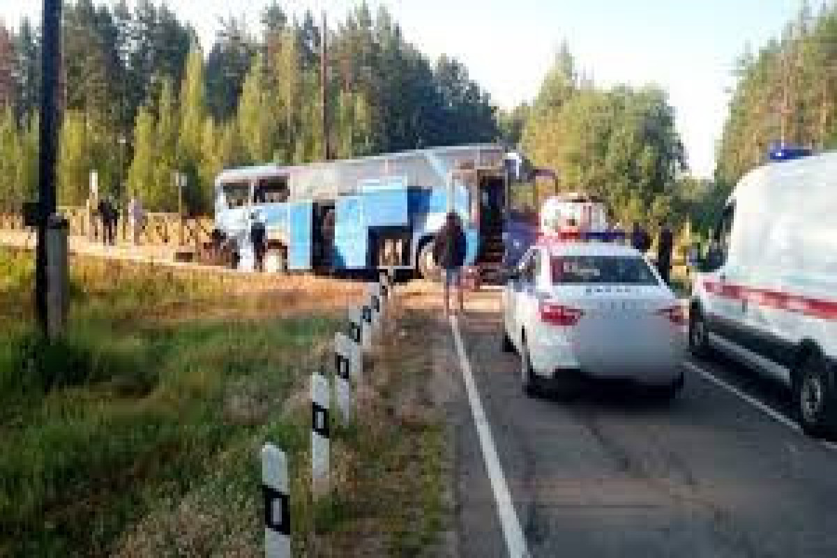 Туристический автобус столкнулся с поездом в Ленобласти: есть жертвы