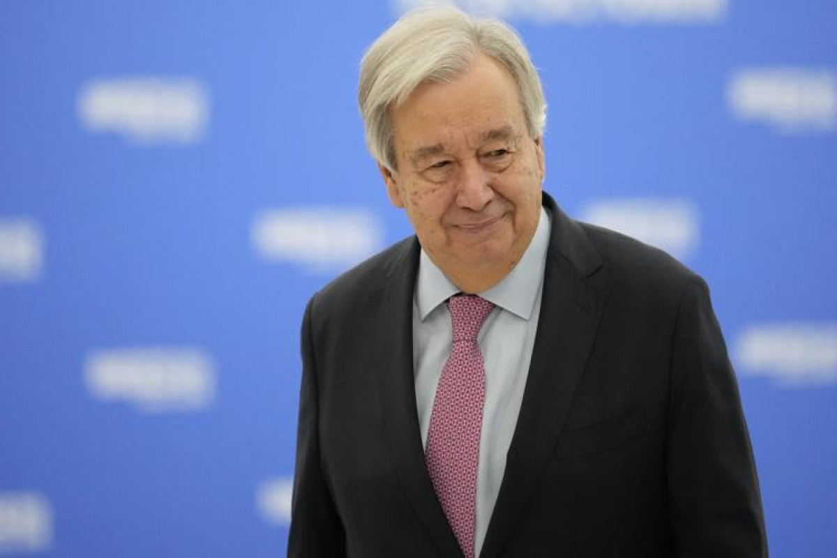 Генеральный секретарь ООН приветствует лидеров Азербайджана и Армении