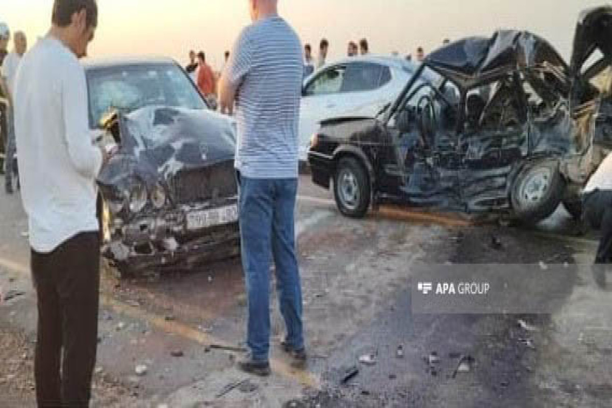 В Азербайджане в ДТП погибли два человека, еще трое ранены-ФОТО -ОБНОВЛЕНО 
