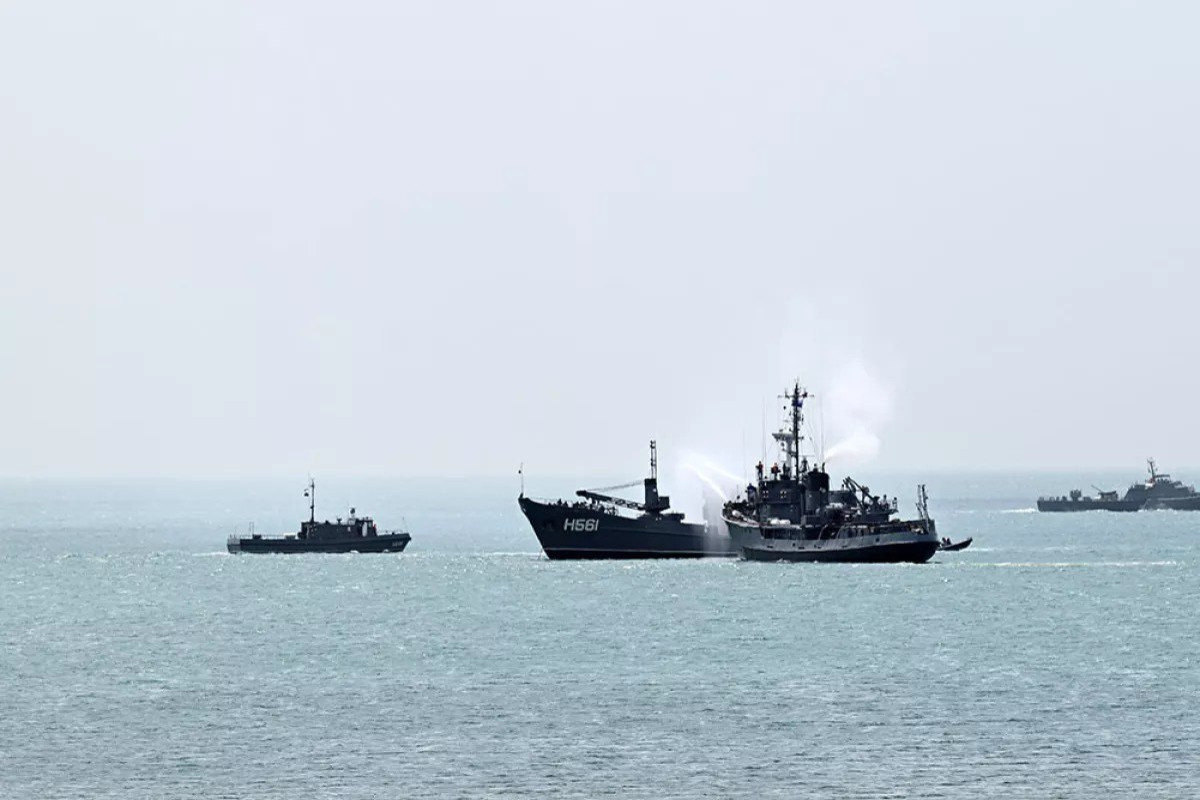 ВМС Азербайджана провели учения по защите морской энергетической инфраструктуры
-ФОТО 