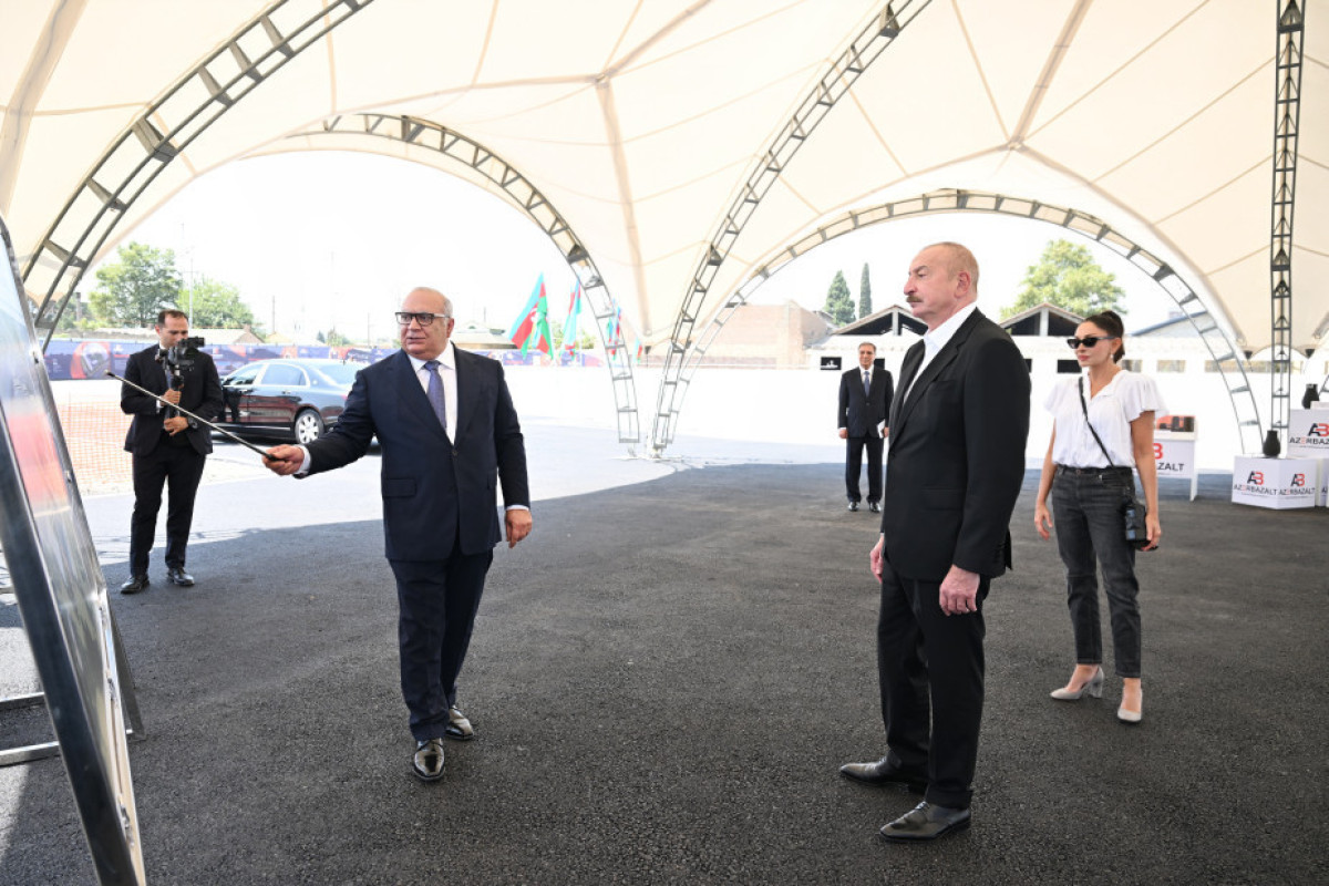 Президент и Мехрибан Алиева посетили строящиеся объекты в Гяндже -ОБНОВЛЕНО -ФОТО 