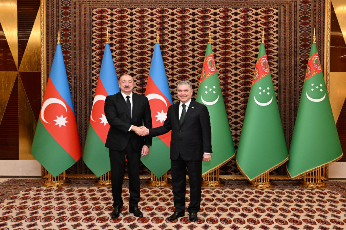 Президенты Азербайджана и Туркменистана провели переговоры в формате тет-а-тет -ФОТО -ОБНОВЛЕНО 