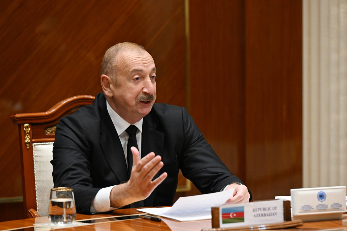 Лидеры Азербайджана, Туркменистана и Узбекистана выступили с совместным заявлением для прессы -ОБНОВЛЕНО -ФОТО 