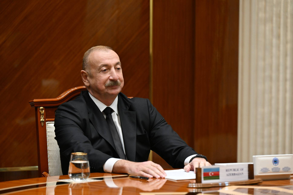 Лидеры Азербайджана, Туркменистана и Узбекистана выступили с совместным заявлением для прессы -ОБНОВЛЕНО -ФОТО 