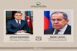 Состоялся телефонный разговор Джейхуна Байрамова и Сергея Лаврова 