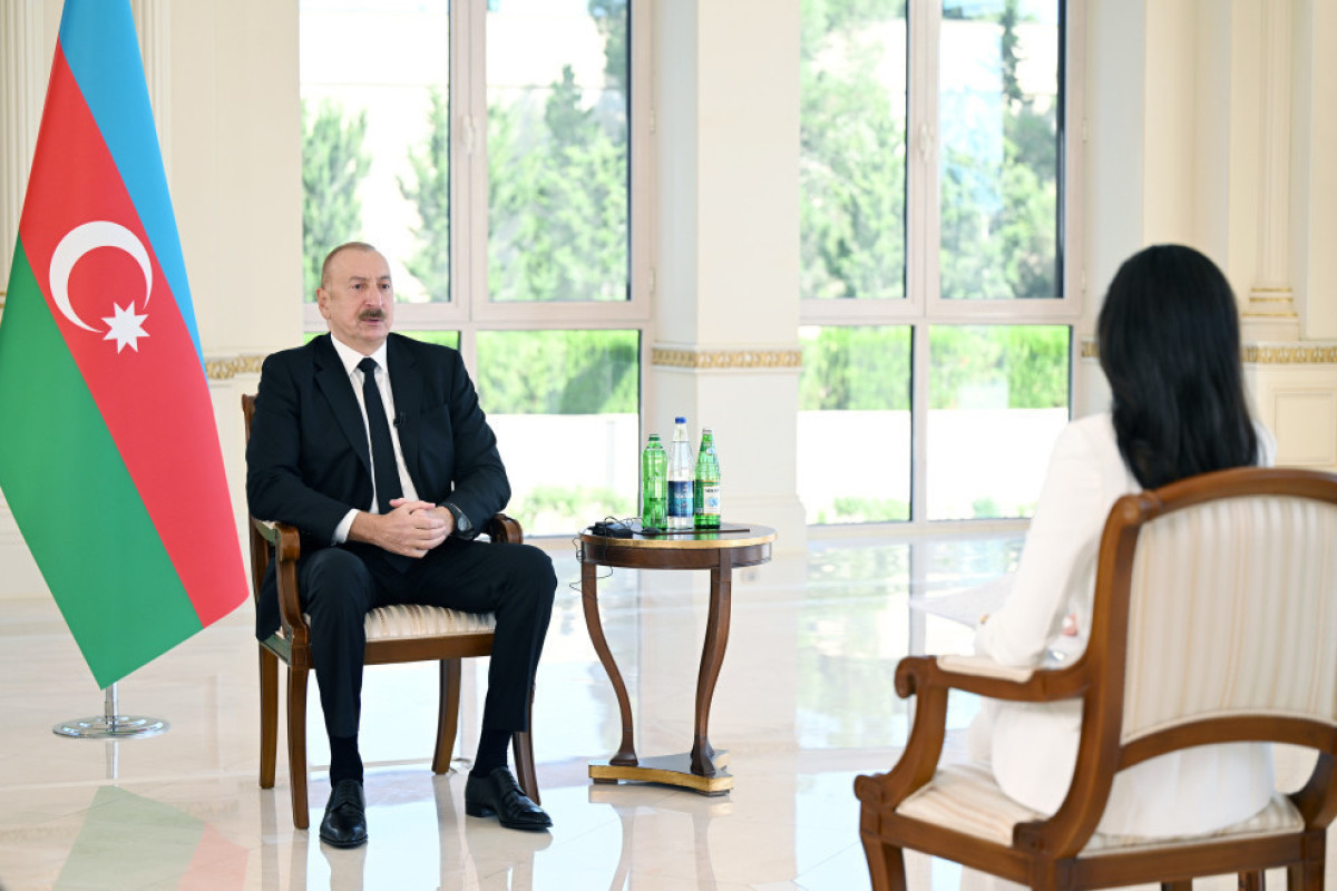 Президент Азербайджана дал интервью телеканалу «Аль-Арабия» -ФОТО -ВИДЕО 