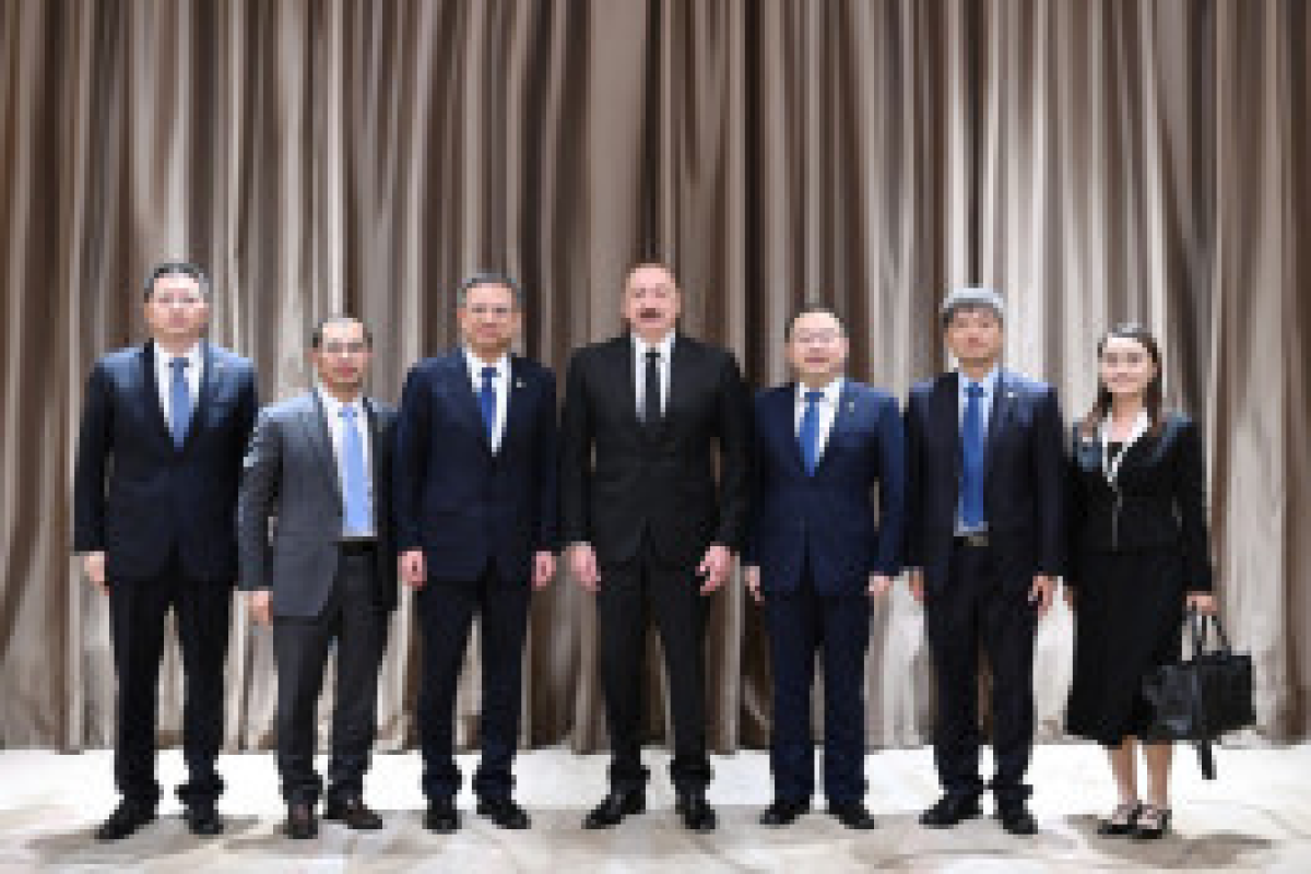 Президент Азербайджана встретился с и. о. руководителя China Energy Engineering Corporation Limited
