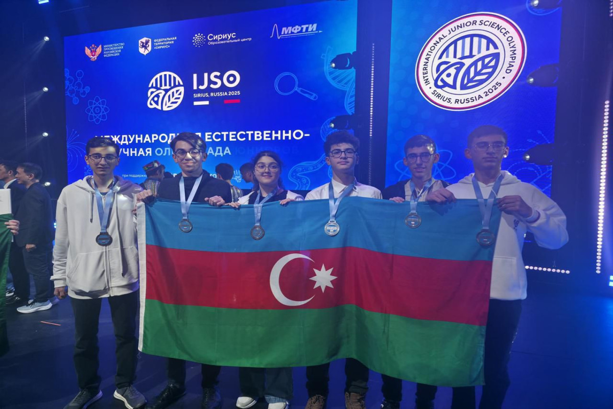 Азербайджанские школьники добились успеха на международном научном конкурсе-ФОТО 