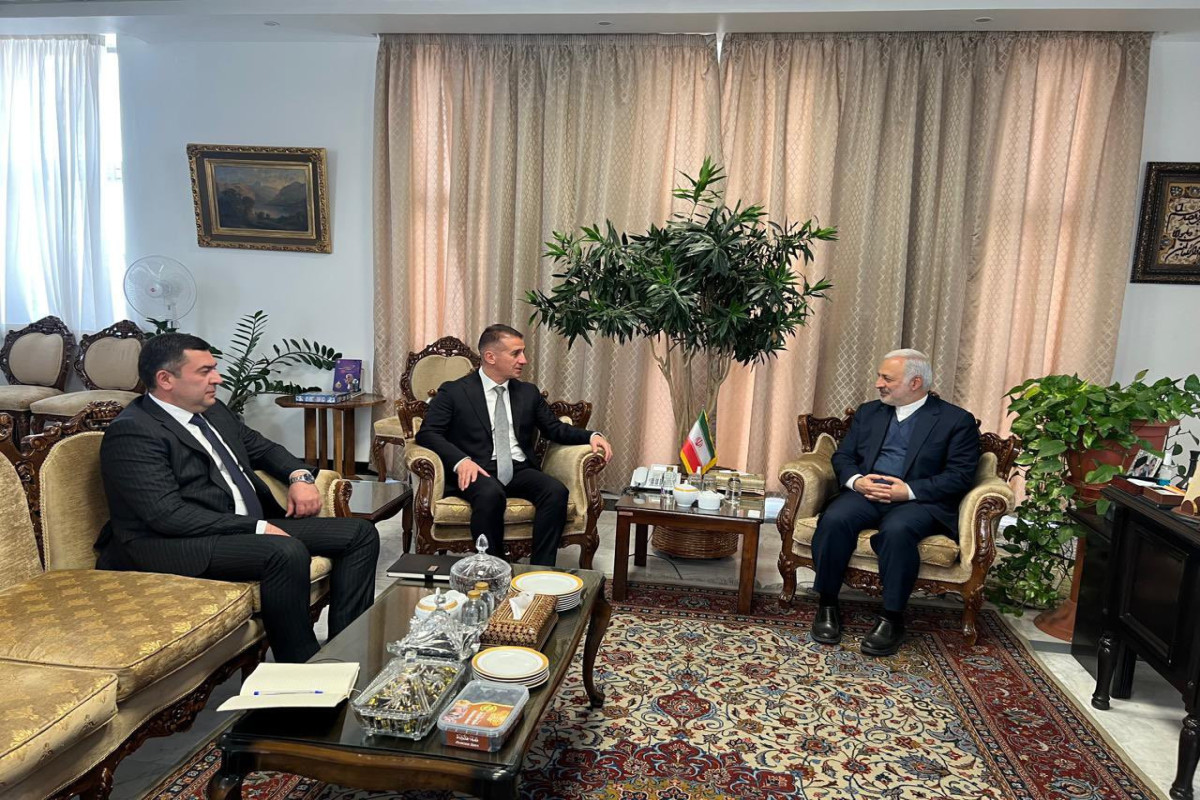 Посол Азербайджана в Тегеране провел встречу с представителями МИД Ирана-ФОТО 