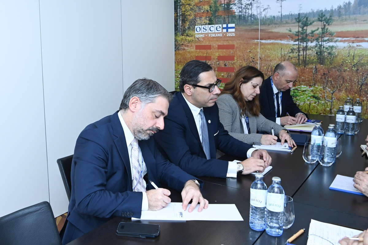 Джейхун Байрамов встретился с главой МИД Кипра-ФОТО 