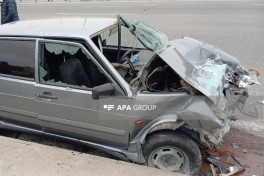 На трассе Баку–Газах произошло ДТП: двое пострадавших