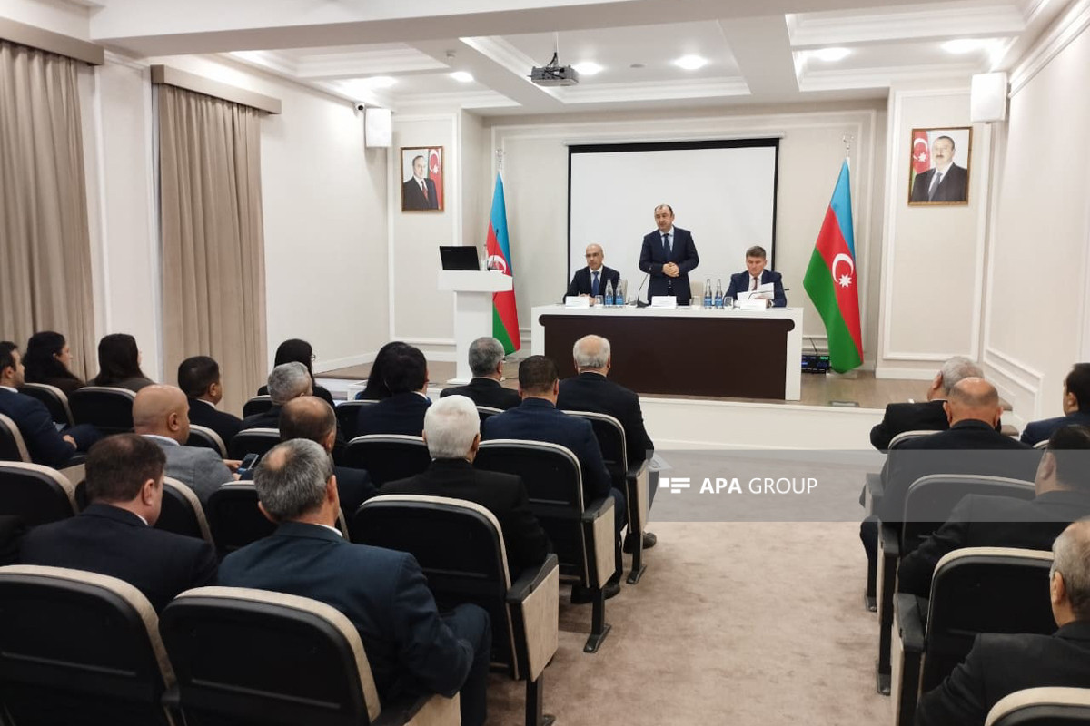 В Шуше проходит заседание Рабочей группы по экологическим вопросам-ФОТО 