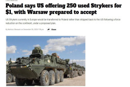 США предложили Польше 250 бронемашин Stryker за 1 доллар