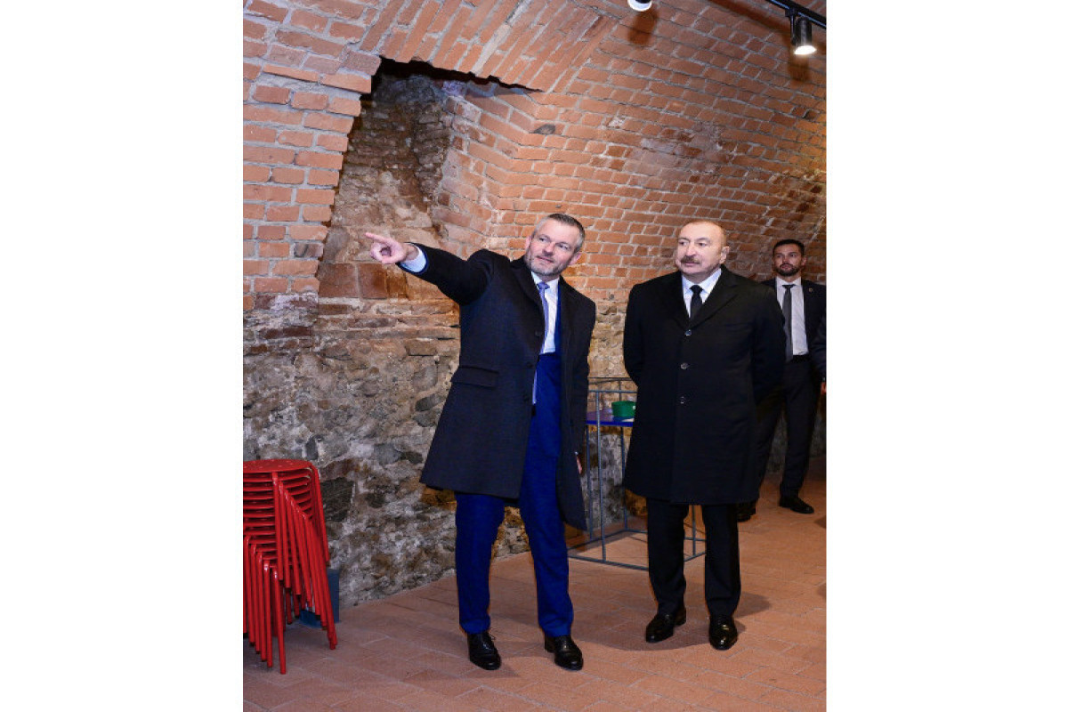 Президенты Азербайджана и Словакии посетили замок Девин в Братиславе