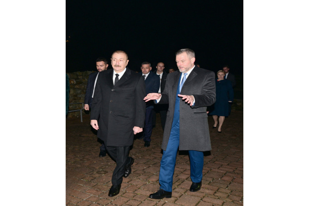 Президенты Азербайджана и Словакии посетили замок Девин в Братиславе